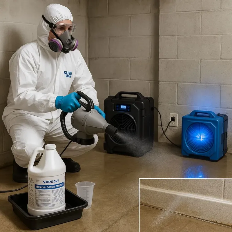 Sanitization and Odor Removal process in Williamsburg, VA